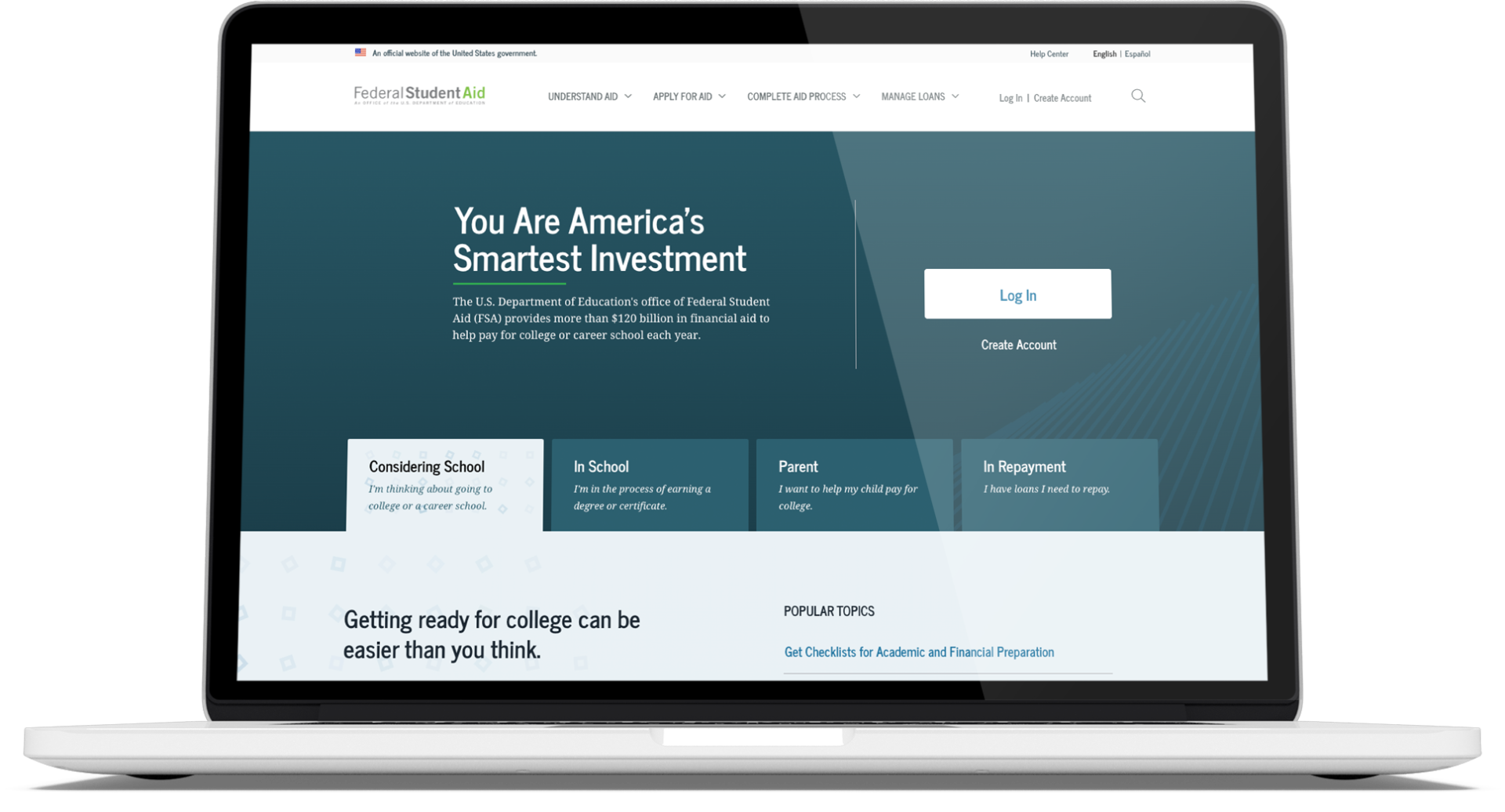 Federal Student Loan Programs example image - Federal Student Aid