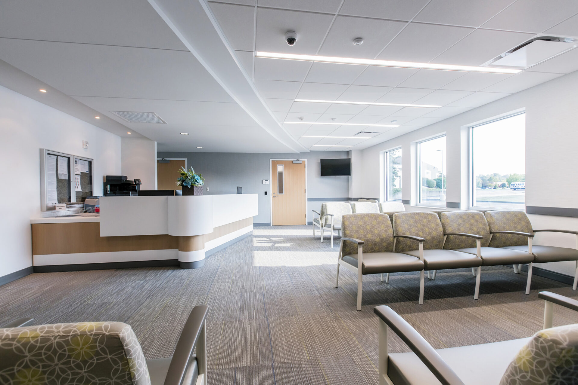 Interior of an empty medical office