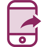 Cellphone icon - Share your video
