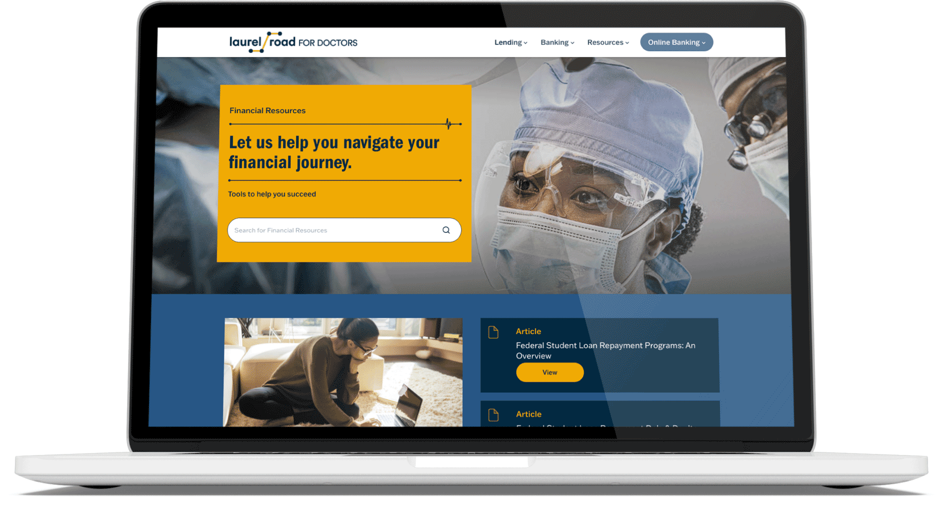 Image of resource hub - financial resources available to healthcare providers