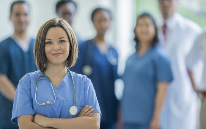 A Smiling Nurse illustrating how nurses can get student loan forgiveness